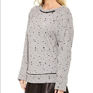 Robert Rodriguez Distressed Burnout Sweatshirt Top